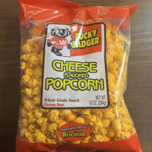 Prem Meats Bucky Badger Gluten Free Cheese Flavored Popcorn