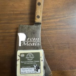 Prem Meats Jim's Cheese Natural Cheddar Cheese with Green and Black Olives